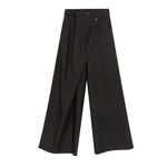 Irregular Loose High-waisted Wide-leg Casual Pants