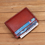 Ultra-thin Mini Leather Coin Purse Card Holder