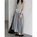 Striped Casual Loose Wide-leg Pants