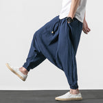 Solid Color Casual Loose Harem Pants
