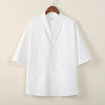 Cardigan Vintage Button Jacquard Shirt