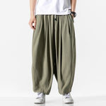Straight-leg Casual Retro Lantern Pants