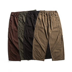 Solid Color Straight Casual Loose Pants