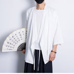 Three-quarter Sleeve Loose Tie Cardigan