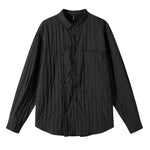 Womenâ€™s Irregular Button-down Long-sleeved Shirt