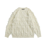 Round Neck Solid Color Knitted Sweater