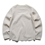 Casual Waffle-knit Loose-fitting Shirt