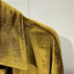 Loose-Fit Velvet Shirt with Fluid Drape