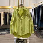 Loose-fitting Polo Collar Shirt