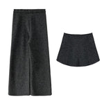 Two-piece Flared Casual Pants