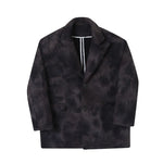 Shoulder Pad Wool Tie-dye Suit Jacket