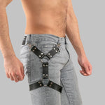 Thigh Restraint Leather Waist Chain Strap