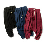 Solid Color Casual Loose Harem Pants