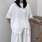 Irregular Loose Patchwork T-shirt