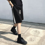 Summer Black Loose Casual Shorts
