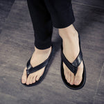 Summer Leather Non-slip Flip Flops