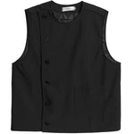 Retro Round Neck Vest