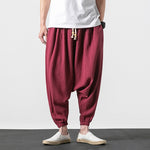 Solid Color Casual Loose Harem Pants