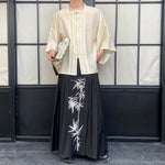 Summer Square Collar Mid-Sleeve Hanfu Shirt