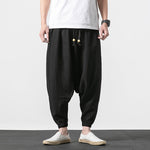 Solid Color Casual Loose Harem Pants