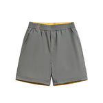 Color-blocked Rolled-up Water-repellent Shorts