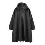 Warm Loose-fitting Hooded Wool Coat