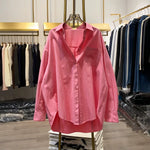 Loose-fitting Polo Collar Shirt