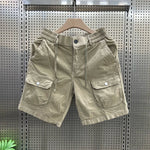 Retro Loose Straight Shorts