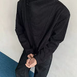 Textured Deconstructed Twill Lapel Jacket
