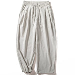 Loose Draped Wide-leg Pants