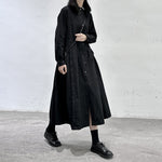 Single Breasted Long Sleeve Dress