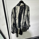 Vintage Striped Print Loose Shirt