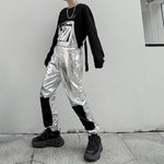 Silver Shiny Performance Overalls