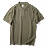 Breathable Pure Cotton Casual Polo Shirt