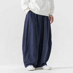 Retro Linen Wide-leg Lantern Pants