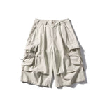 Large Pocket Cropped Casual Pants