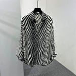 Striped Print Loose Shirt