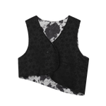 Vintage Jacquard Reversible Vest
