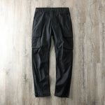 Multi-pocket Straight-leg Casual Trousers