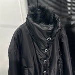American Warm Large Fur Collar Coat