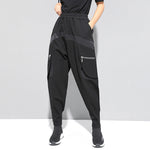 Zippered Pocket Slim Fit Trousers