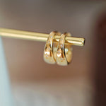 Luxurious Gold and Silver Earrings