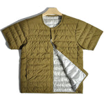 Japanese Retro Outdoor Short-sleeved Down Jacket