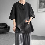 Drapey Loose Cotton Linen T-shirt