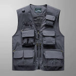 Multi-pocket Loose Casual Work Vest