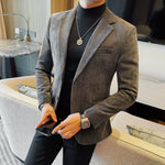 Chenil Slim-fit Casual Suit Jacket