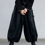 Strappy Wide Leg Ninth Pants