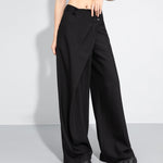 Irregular Loose High-waisted Wide-leg Casual Pants