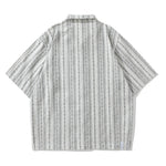 Retro Linen Striped Shirt