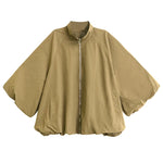 Floral Sleeve Loose Casual Jacket